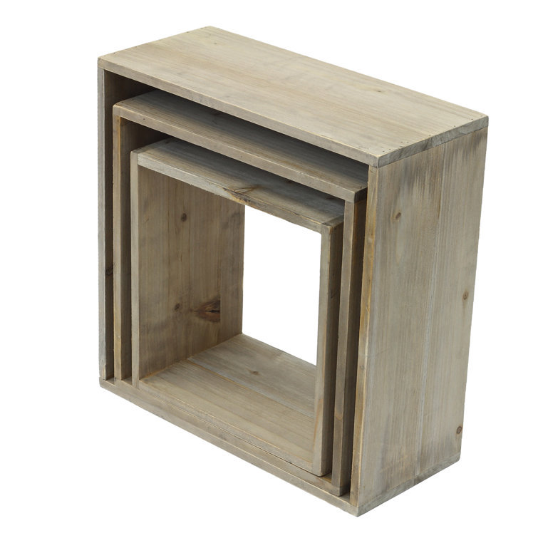 Crates & Pallet Solid Wood Cube Bookcase & Reviews Wayfair Canada
